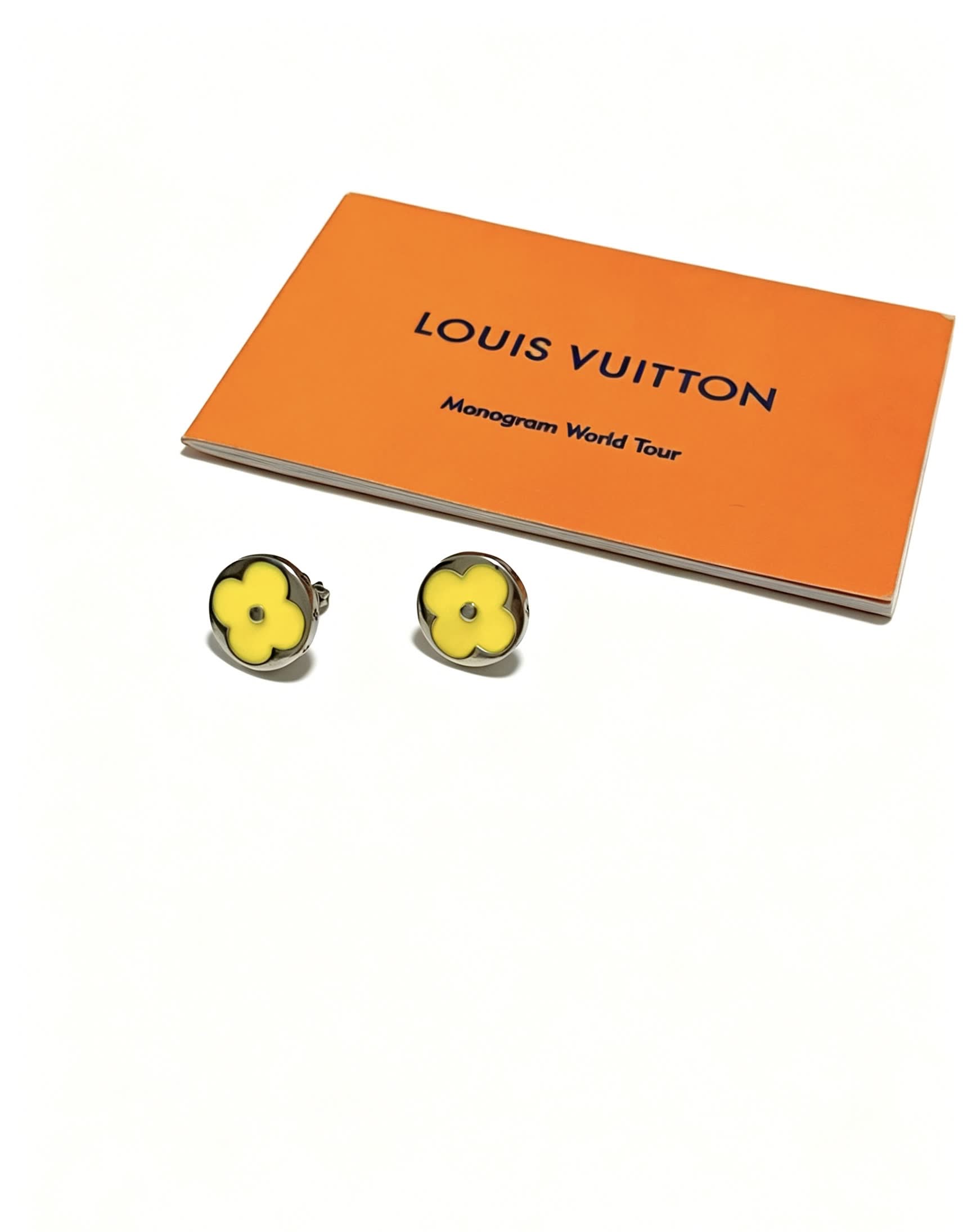 Louis Vuitton Yellow Flower Earrings